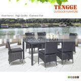 Outdoor Patio 6 Seaters Rattan Table&chairs thumbnail-1