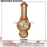 Weather Station With Wood Frame Barometer YG368H thumbnail-1