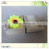 Shabby Chic Portable Carrying Magnet Close Wood Box thumbnail-5