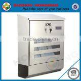 Large Capacity Outdoor Mailbox Steel Letter Box With Newspaper Holder thumbnail-1