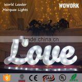 Giant Channel Decoration Metal Letters Light for Marriage Proposal thumbnail-5