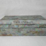 High End Quality Best Selling Eco Friendly Blue Mother of Pearl Rectangle Box From Viet Nam thumbnail-1