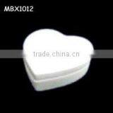 Heart Shaped Unpainted Bisque thumbnail-1