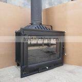 15KW Hot Sale Excellent Manufacture Supplied Cast Iron Wood Burning Stove for Sale / Insert Cast Iron Wood Burning Stove HS-X9 thumbnail-5