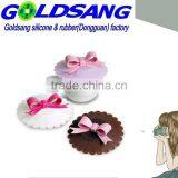 Silicone Bowknot Cup Cover Heat Resistant Silicone Cup Lid thumbnail-1