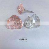 Glass Knob With Screw and Nut Available in All Colours