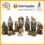 8 Inch Resin Wood Grain Copy Religious Craft China Nativity Set thumbnail-5
