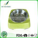 OEM Available No Pollution Low Price Bamboo Fiber Dog Bowl