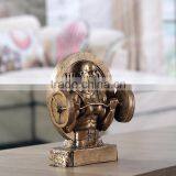 Custom Antique Bronze Bust Weightlifting Championship Trophies thumbnail-3