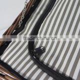 Wholesale Handwoven 4 Persons Wicker Picnic Basket Insulated thumbnail-4