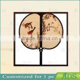 Framed Handmade Chinese Fan Canvas Wall Art thumbnail-2