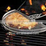 Metal Mesh Bbq Grill Basket for Quesadilla on the Grill or Over Fire thumbnail-1