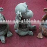 Home & Garden Decor Fiberglass Monkey Statue thumbnail-3