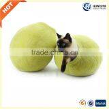 Wholesale Cheap Wool Handmade Pet Accessories Pet Bed Cat House in Stock thumbnail-4