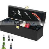 K0420-4W Single Wine Bottle Wooden Box thumbnail-1