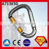 25KN Big D Type Mountain Climbing Aluminum Carabiner With CE & UIAA thumbnail-1