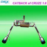 Stainless Steel 304 Catback of Cruze Performance Auto Parts thumbnail-1
