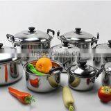 10PCS High Bosy Stainless Steel Stockpot/Cookware Stock Pot thumbnail-5