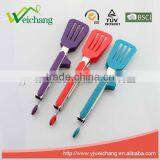 WCE13 Premium Comfort Stainless Steel Locking Kitchen Tongs Food Tong With Silicone Heads, Good Grip and Built In Stand thumbnail-2