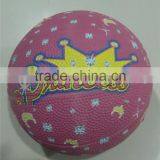 Colorful Rubber Basketball thumbnail-5