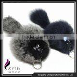 CX-R-11B Cute Animal Shaped Fox Fur Keychain thumbnail-3
