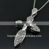 Cross Pendant With Rhinestone thumbnail-1