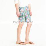 MGOO Hot Sale Men Jungle Floral Printing Shorts Stretch Breathable Mesh Lined Board Short thumbnail-2