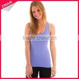 Plain Ribbed Wholesale 100 Cotton Stringer Tank Top for Women thumbnail-1
