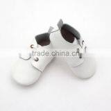Shenzhen Baby Happy White Leather Baby Oxford Shoes thumbnail-2