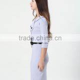 Yihao Trade Assurance New Women Casual Dress Elegant Party Vintage Polka Solid Work Clothing Ladies Office Wear Dresses Dress thumbnail-4