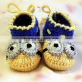 Cute Minions Crochet Shoes Baby Fashion Shoes Kod Shoes thumbnail-1