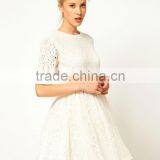 Skater Dress In Lace thumbnail-1