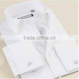 2017 Gentlemen Style French Cuff Open-neck Men Dress Shirt thumbnail-2