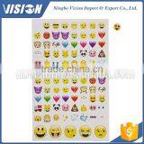 Hot Sale Emoji Kiss Cut Sticker Sheet,Custom Sticker Sheet thumbnail-2