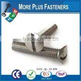Made in Taiwan Stainless Steel Slotted or Phillips Oval Countersunk Head Machine Screw thumbnail-4