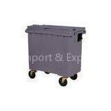 660 Liter Stocked Outdoor Plastic Commercial Dust Bin With DIN Lifting Device