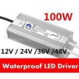 12v 2v 36v 48v constant voltage 100W  Waterproof IP67 led driver power supply source lighting transformer (15w-300w)