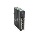 5 Megabit TX Port & 1 Gigabit SFP FX 5 Port Industrial Ethernet Switch / 5 Port Poe Switch