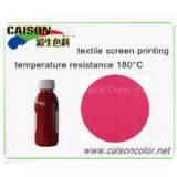Rosy Red Pigment Paste for Textile Printing Liquid Textile Binder for Textile Screen Printing