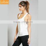 OEM Women Sports Singlets Running Yoga Gym Slim Tank Top thumbnail-3