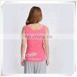Lace Trim Square Neck Tank Top Bamboo Fiber Ladies Sleeveless Vest thumbnail-4