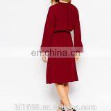 China Dongguan Supplier OEM ODM Maternity Wear Clothings Dress With Soft Tie Wholesale Maternity Clothes For Pregnant Women thumbnail-5