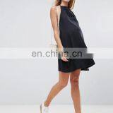 Customized Women Designer Maternity Denim Sun Mini Dress thumbnail-5