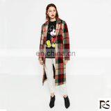 Hot Selling Chinese Lattice Women Parka Girls Jacket thumbnail-1