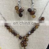 Hottets perfect design fashion jewelry sets with agate beads for girls