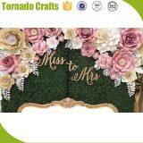 2017 Wholesale Amazing Artificial Pink White Paper Flower for Wall Wedding Decoration thumbnail-4