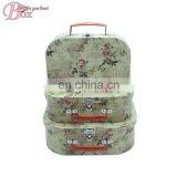 Home Recycle Paper Flower Cardboard Suitcase Box thumbnail-2