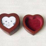 Small Wood Heart Photo Frame Keepsake Urn Box thumbnail-1