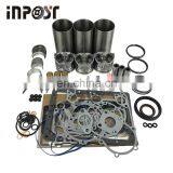 New For Kubota D1105 Engine Overhaul Rebuild Kit Piston Ring Gasket Liner Bearing