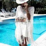 Платок у девушки, туника, пляжная платье, черный пляжный костюм, купальник, женское купальник, купальник-каверал, белый, черный, V-образный стиль, сексуальный thumbnail-3